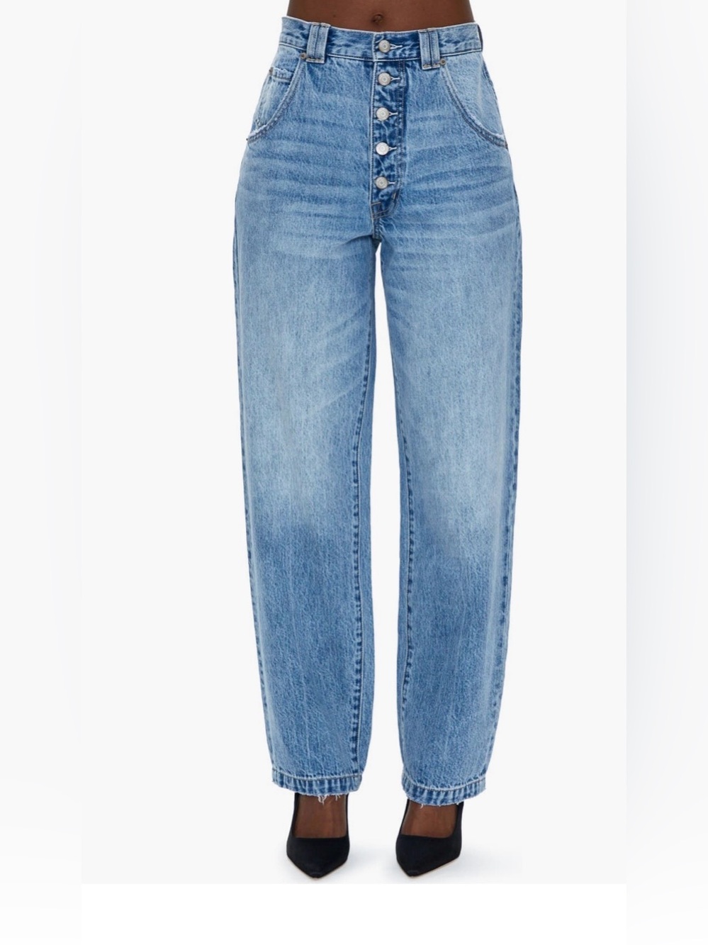 PISTOLA - EZRA HIGH RISE RELAXED TAPER SKYLARK